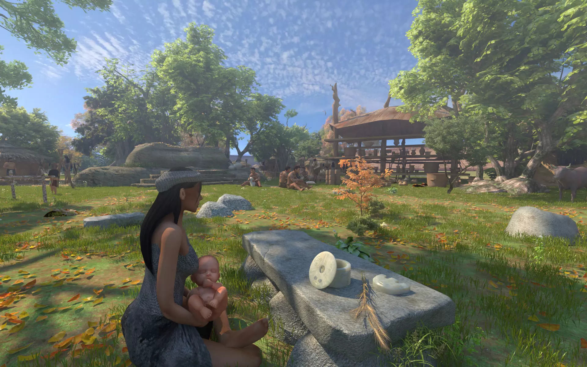 primitive society 3D model_5