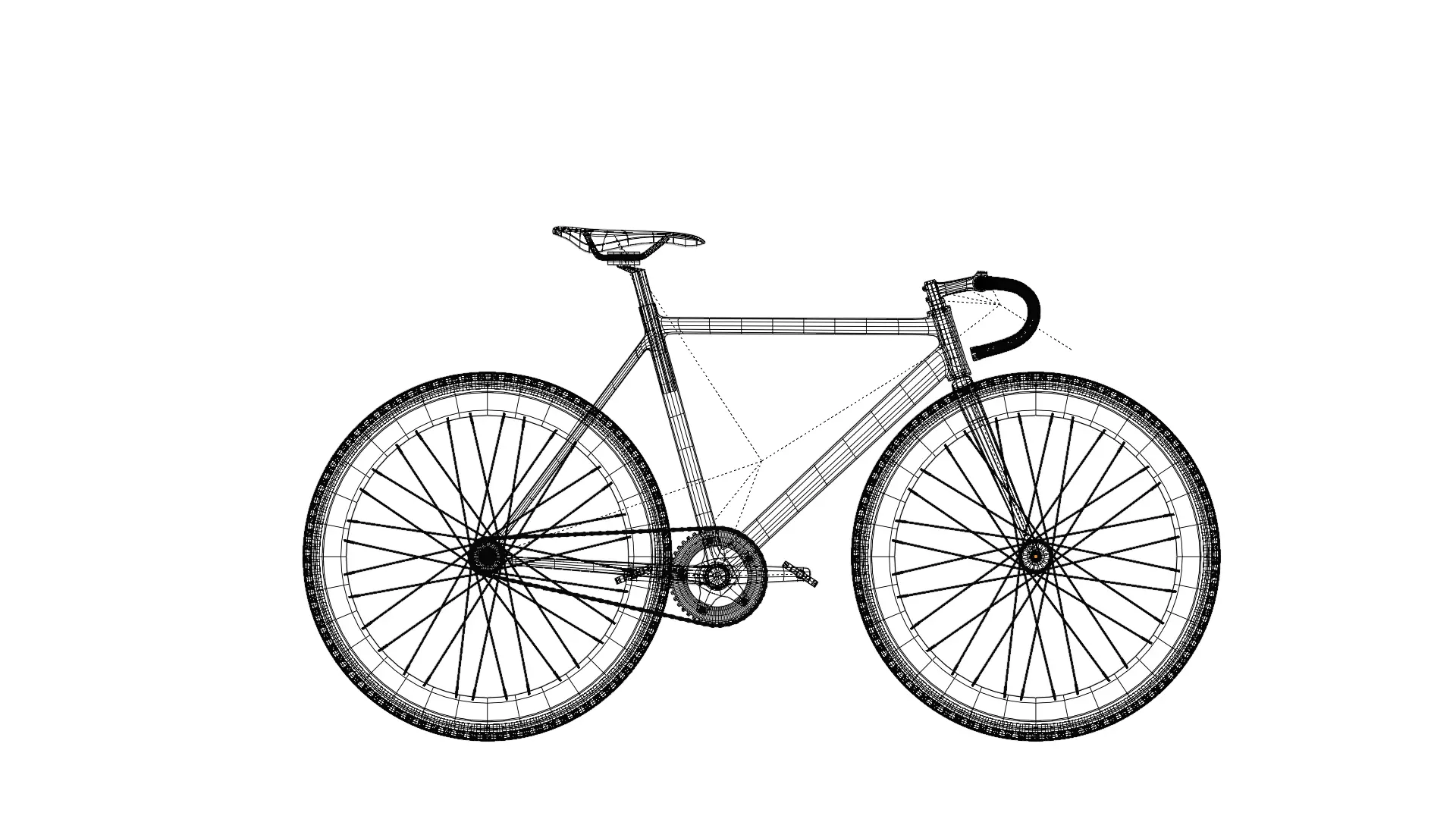 Fixie Classic Style 3D model_6