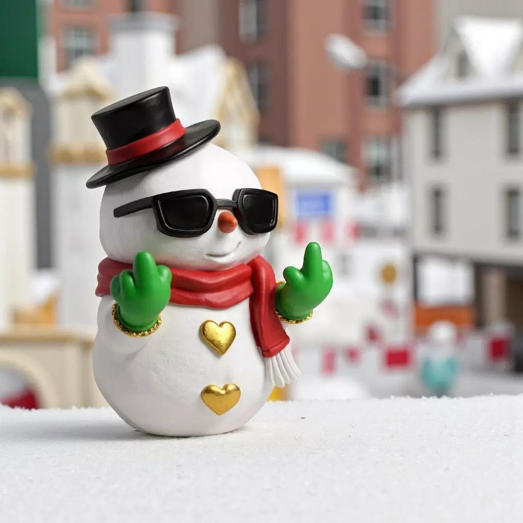 rebel snowman 3D print model