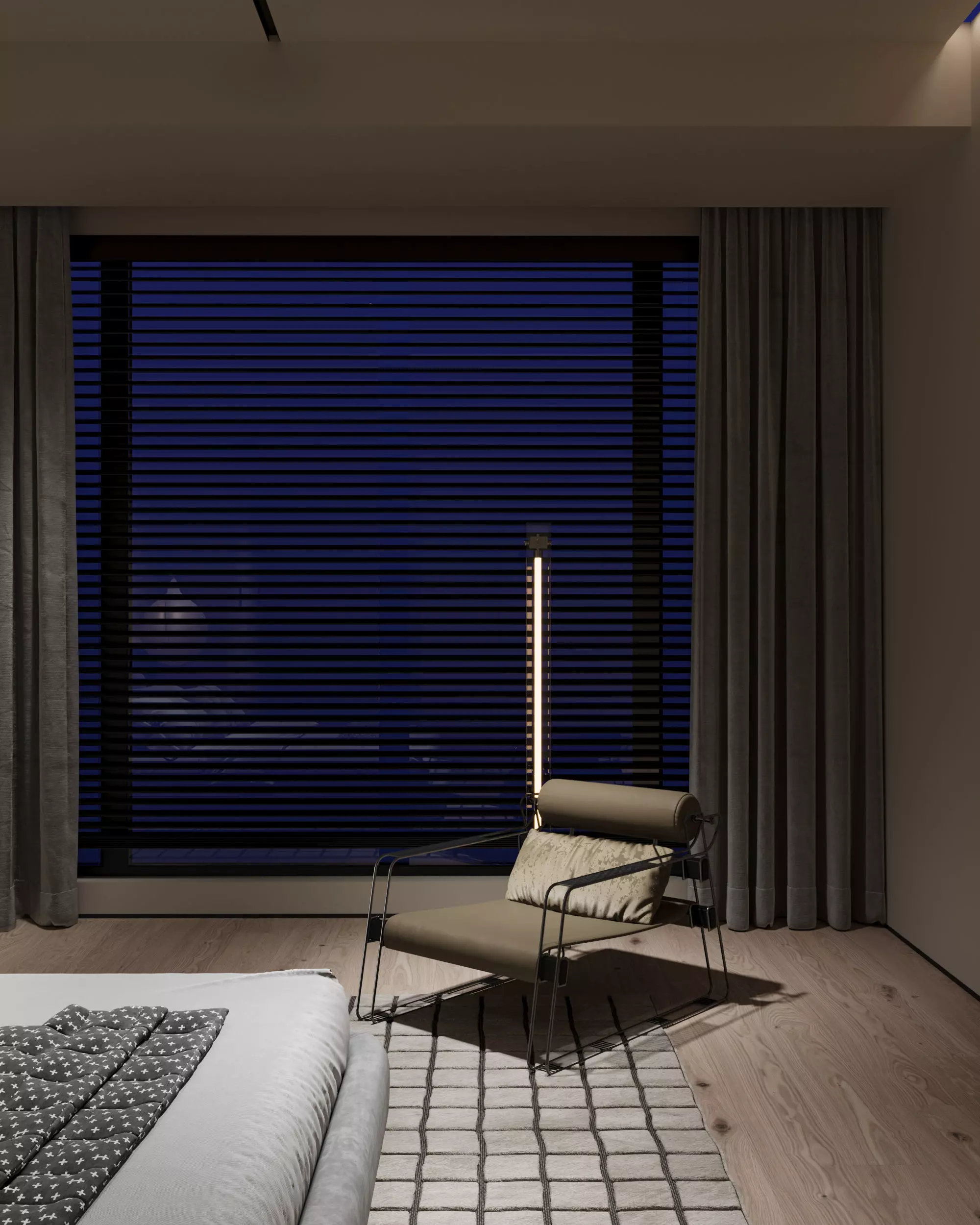 Bedroom interior scenes  3D model_3