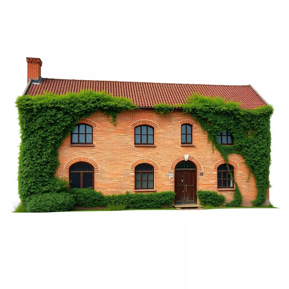 Rustic Brick House model pack Low-poly 3D model_3