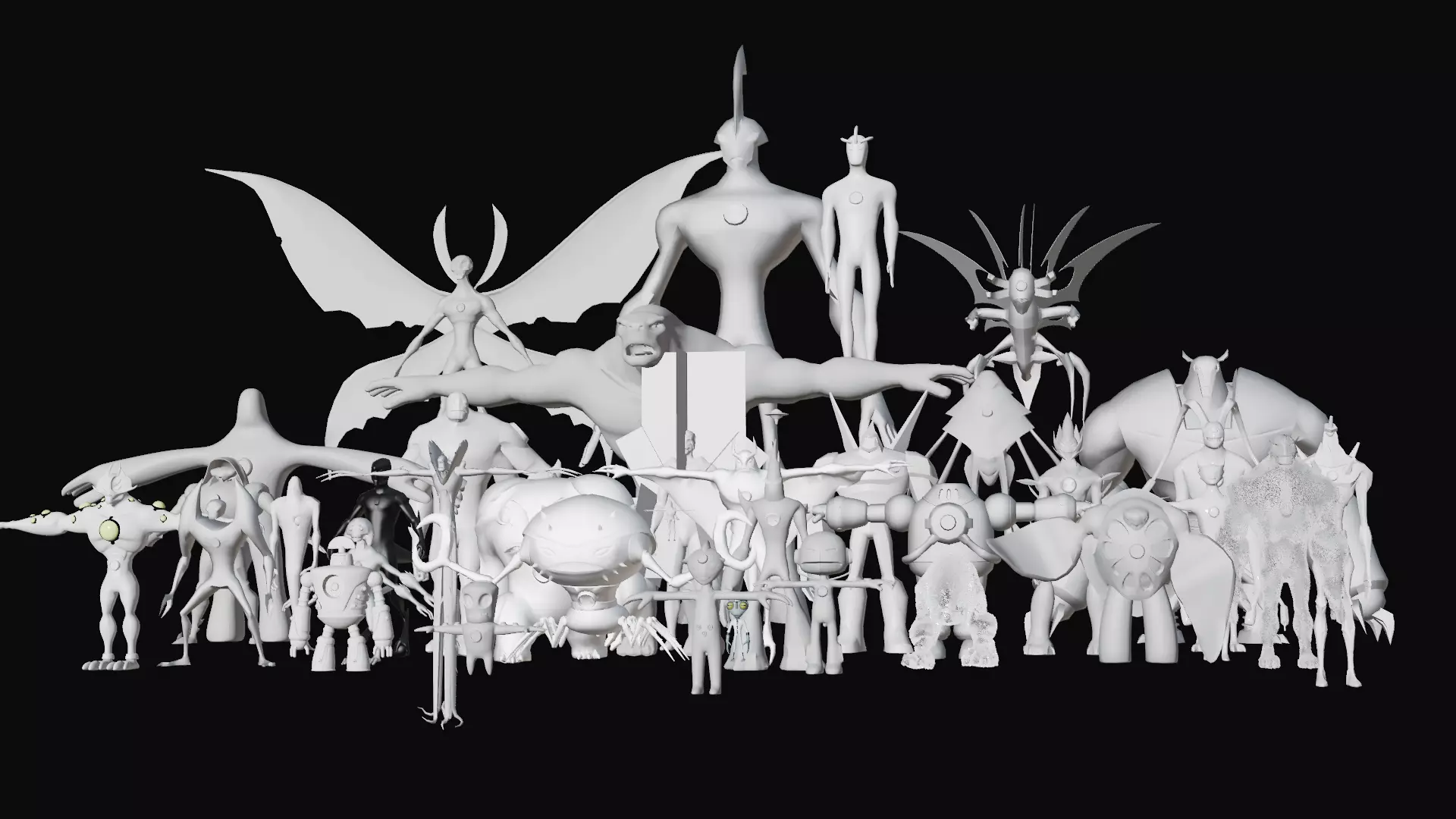  Ben 10 All Alien Transformations 3D Models Pack 3D model_7