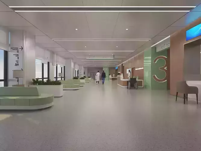 Hospital corridor 