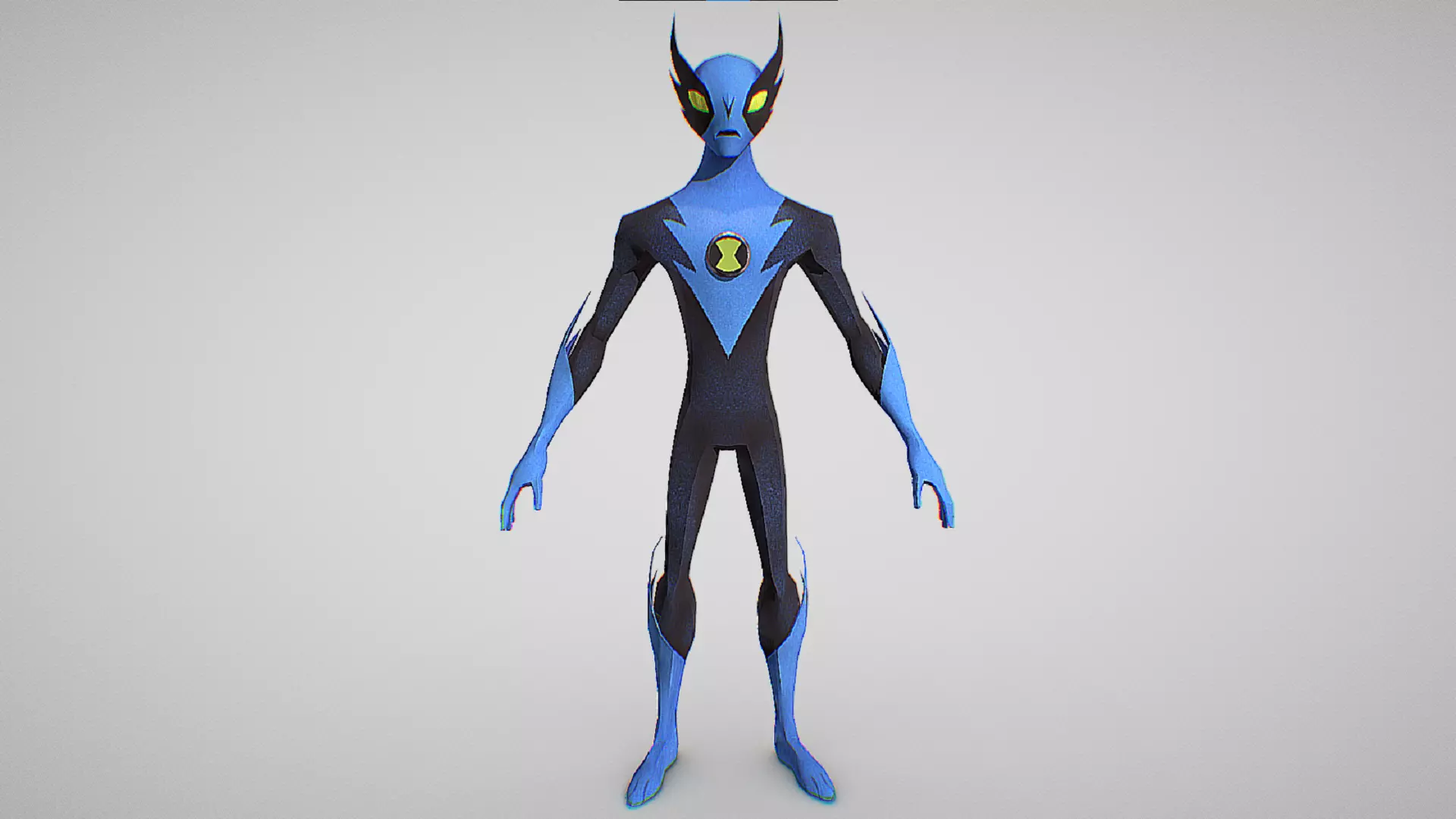 Fasttrack - Ben 10 Ultimate Alien - Galactic Racing Low-poly 3D model_1