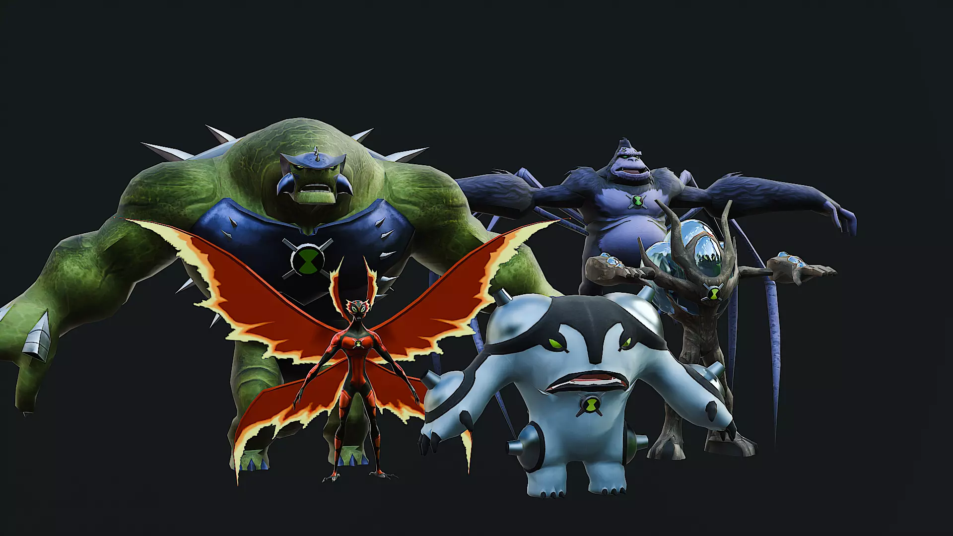 Ben 10 Ultimate Alien 3D Model Pack 3D model_1