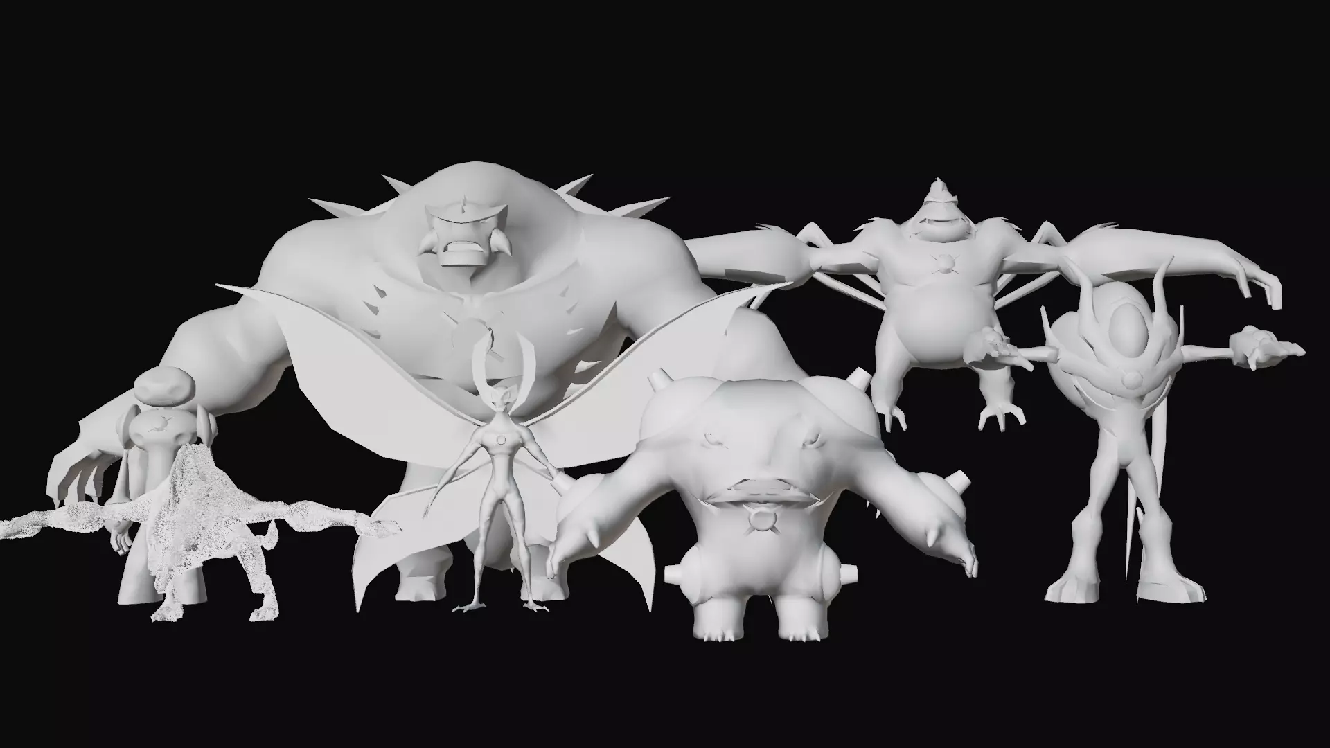 Ben 10 Ultimate Alien 3D Model Pack 3D model_3