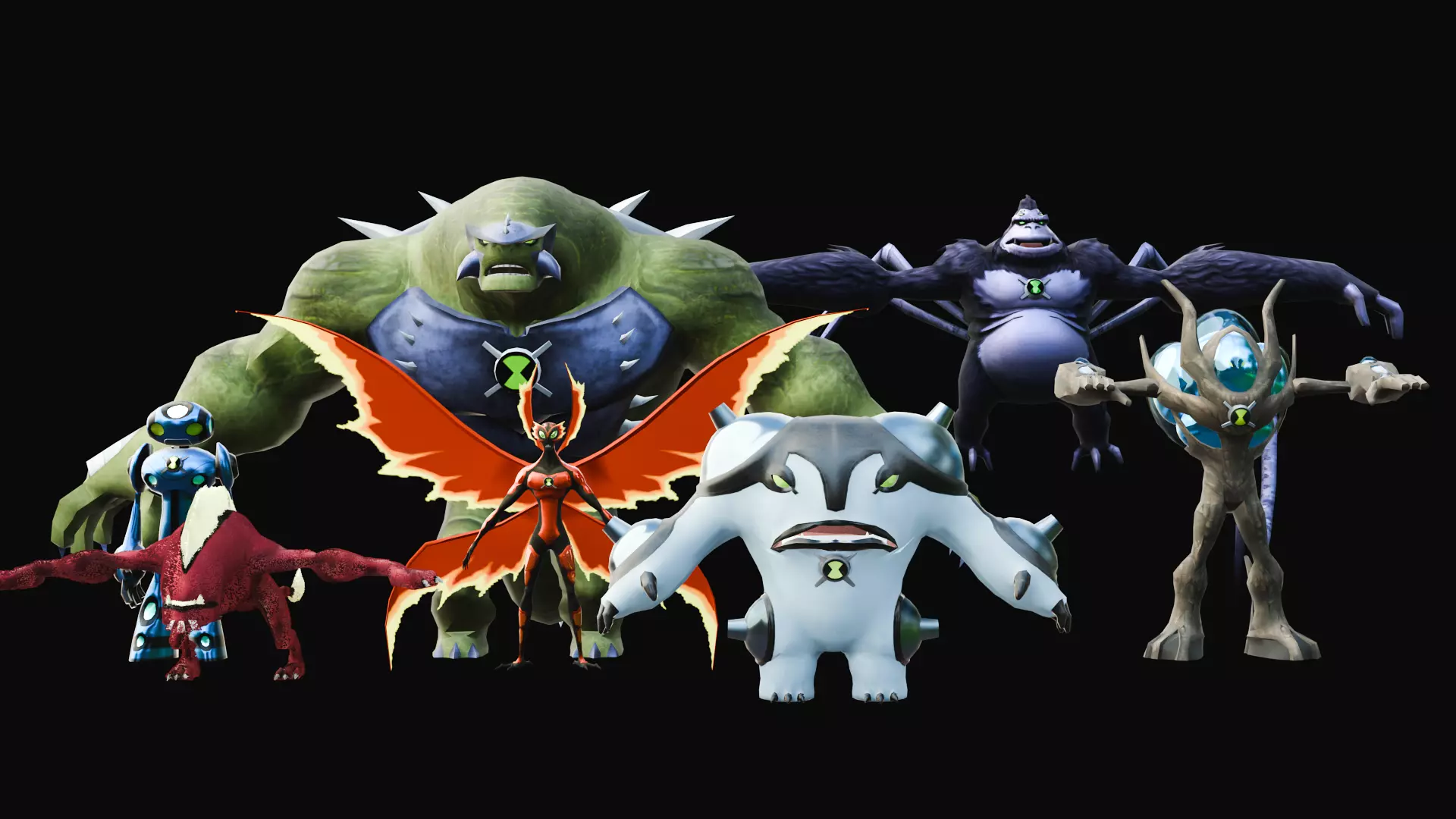 Ben 10 Ultimate Alien 3D Model Pack 3D model_2