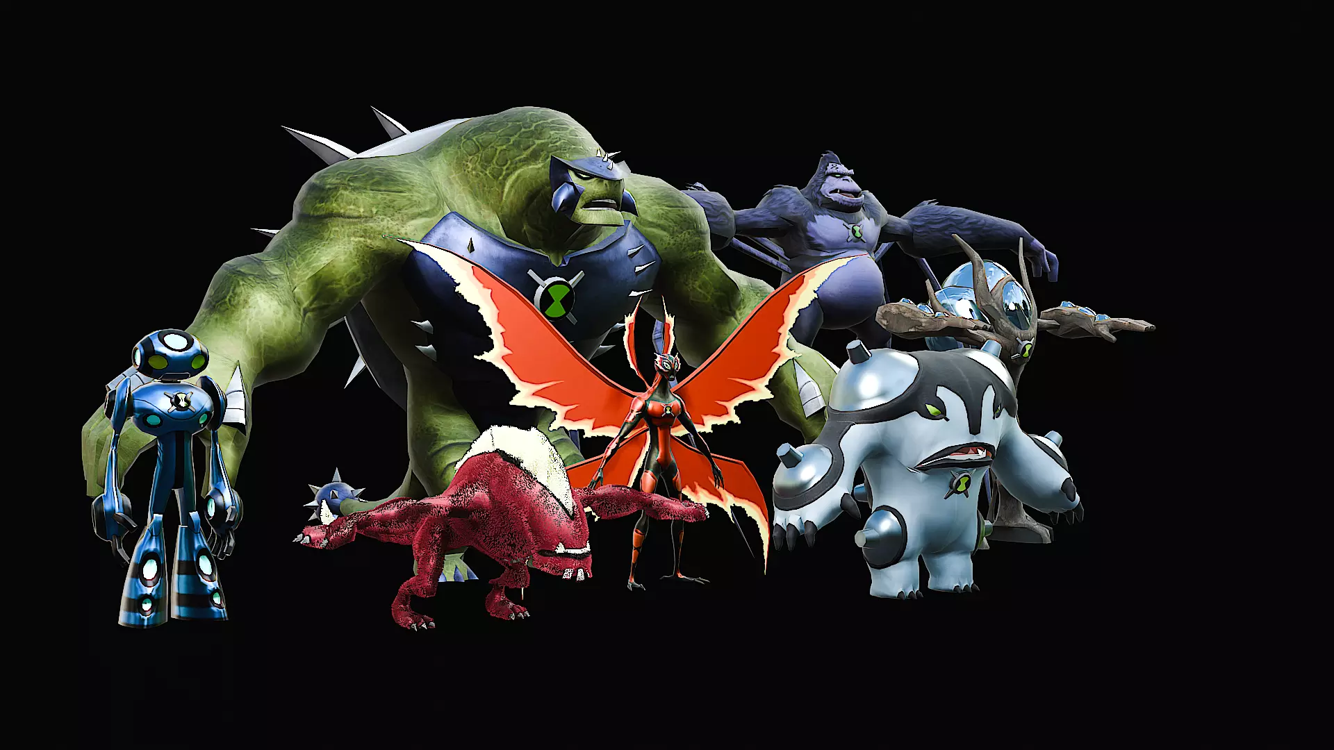 Ben 10 Ultimate Alien 3D Model Pack 3D model_0