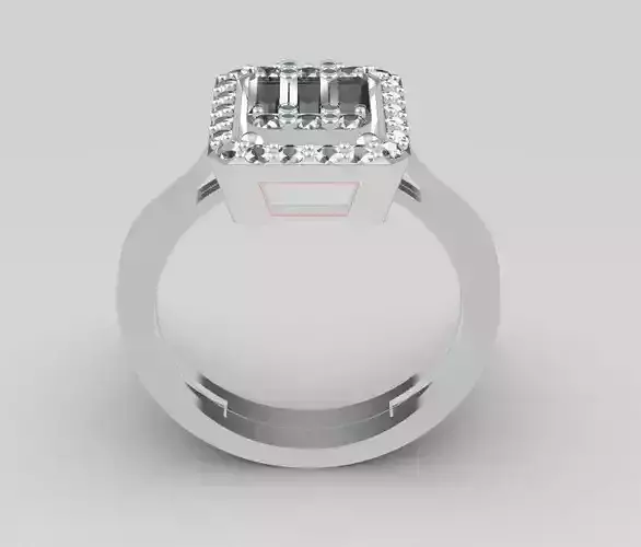 Square Baguette Ring