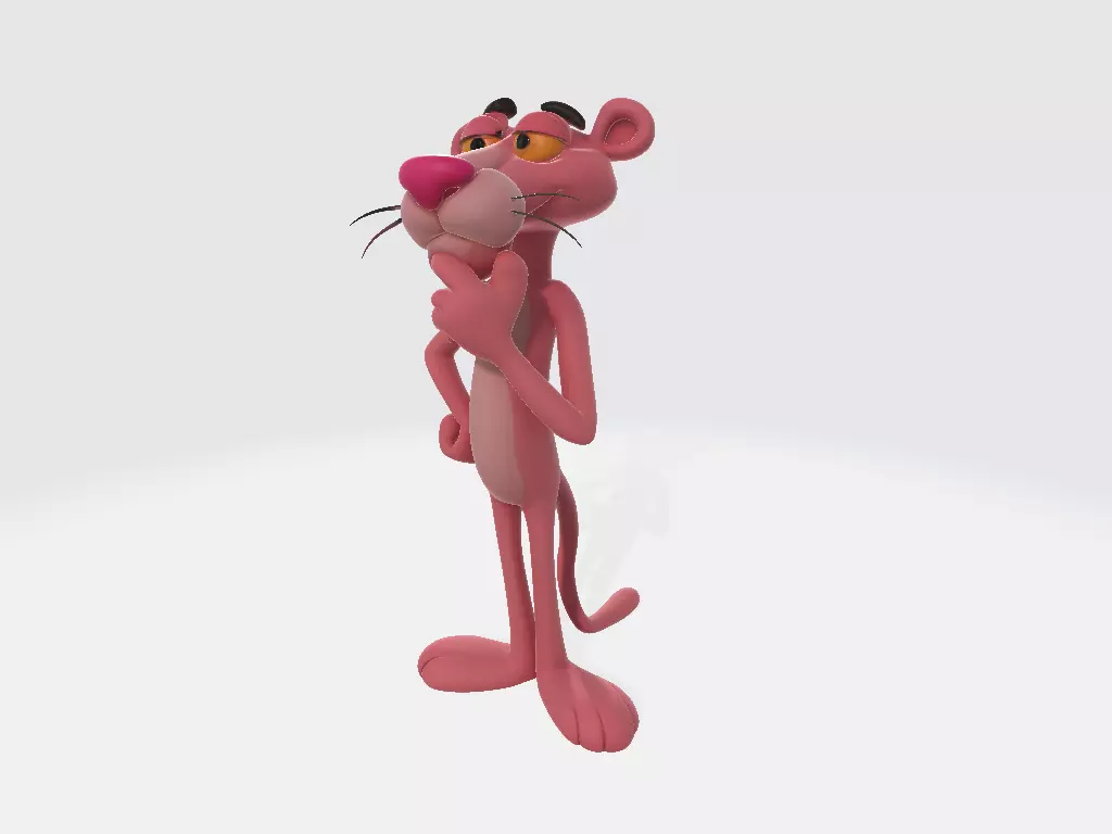 The Pink Panther Model 02 3D print model_1