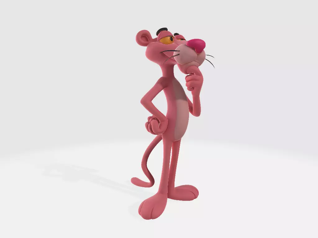 The Pink Panther Model 02 3D print model_4