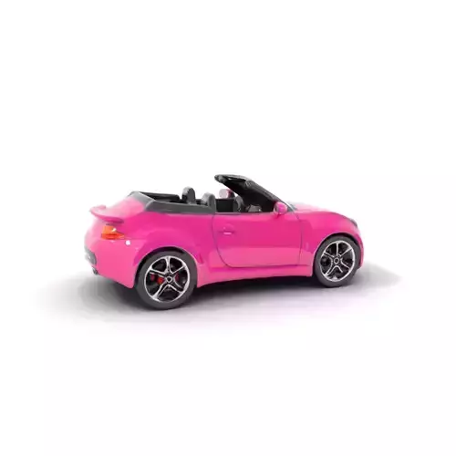 Vibrant Pink Convertible model pack