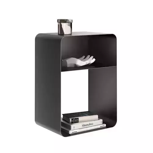 Damio Standing Nightstand by Metallbude