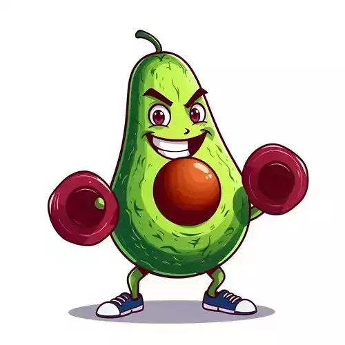 Realistic Avocado 3D Model Fresh Fruit Asset