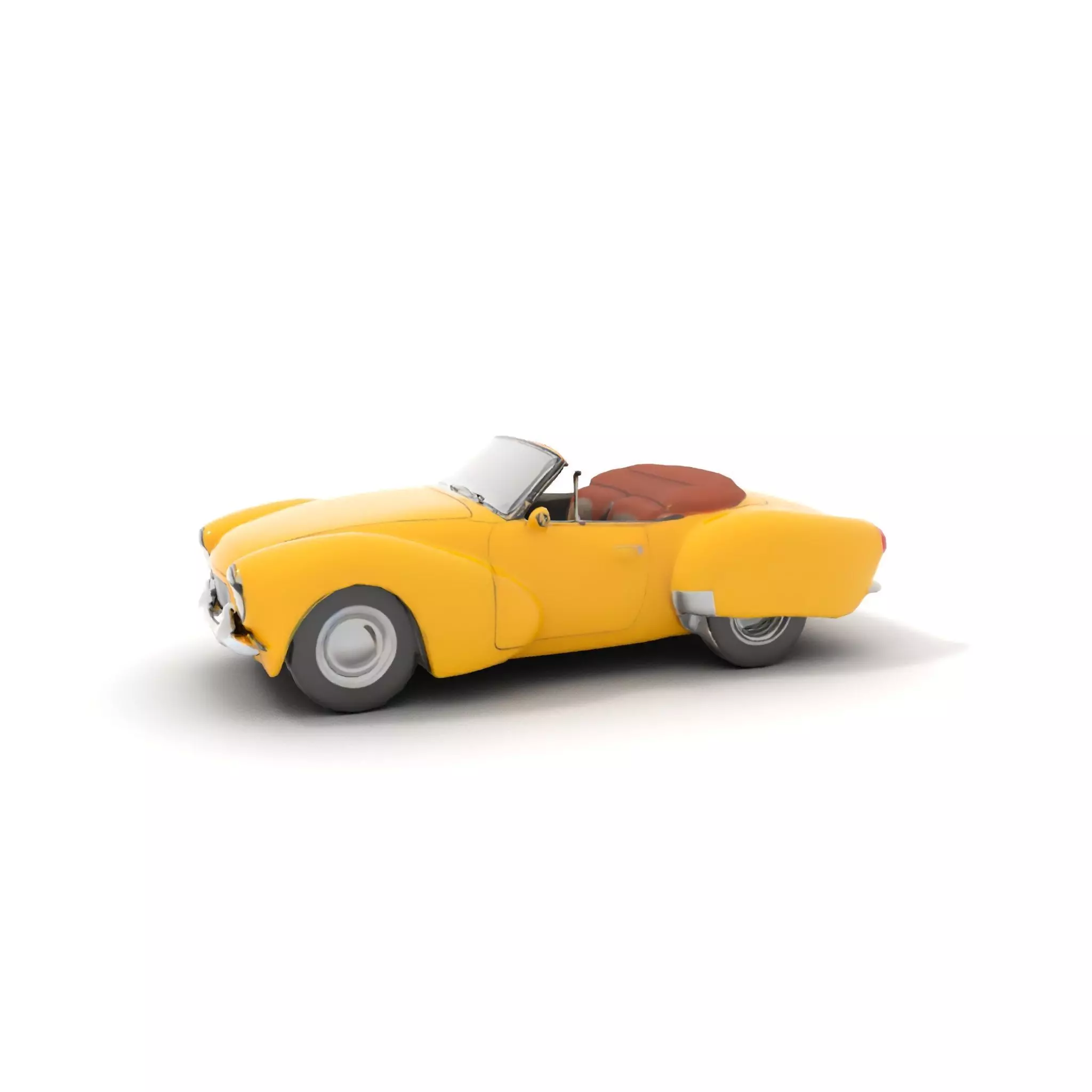 Sunny Convertible Classic model pack Low-poly 3D model_14