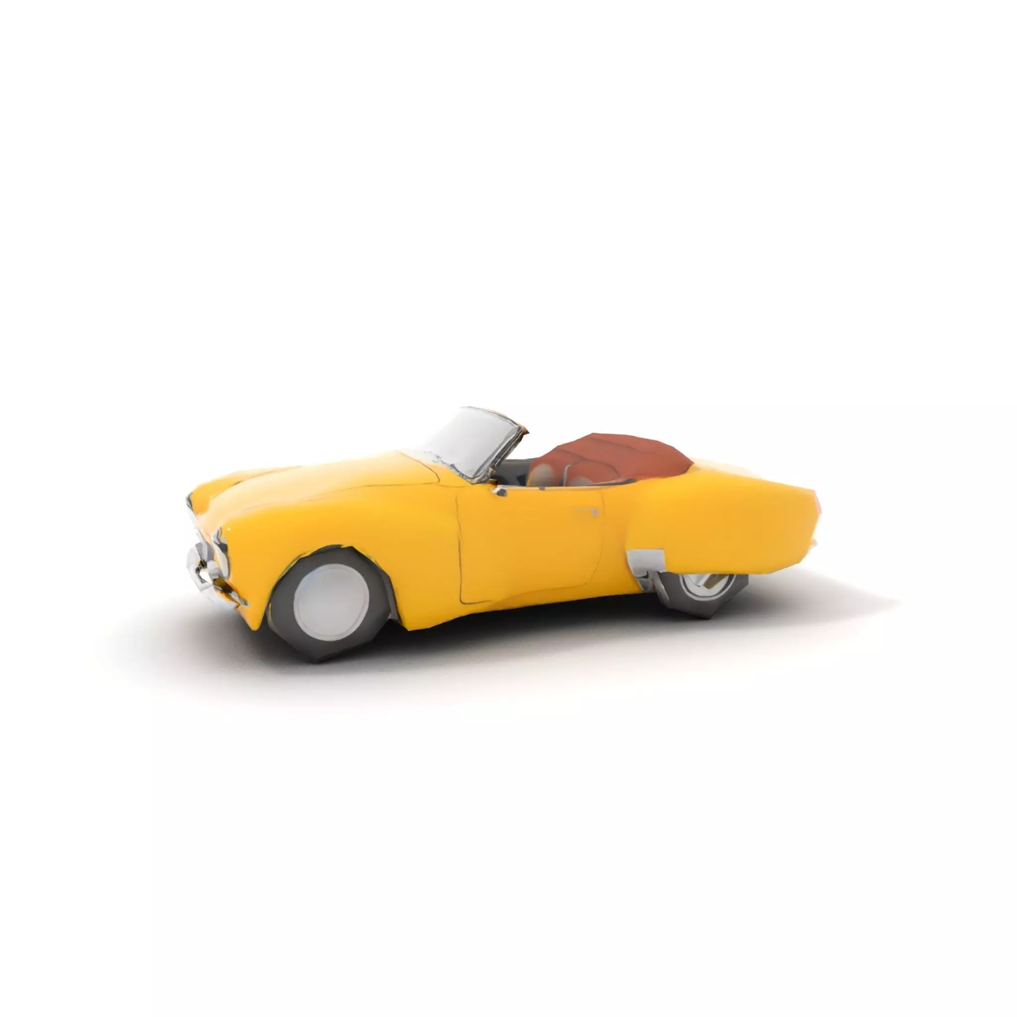Sunny Convertible Classic model pack Low-poly 3D model_8