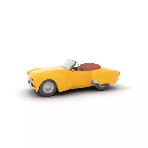 Sunny Convertible Classic model pack Low-poly 3D model