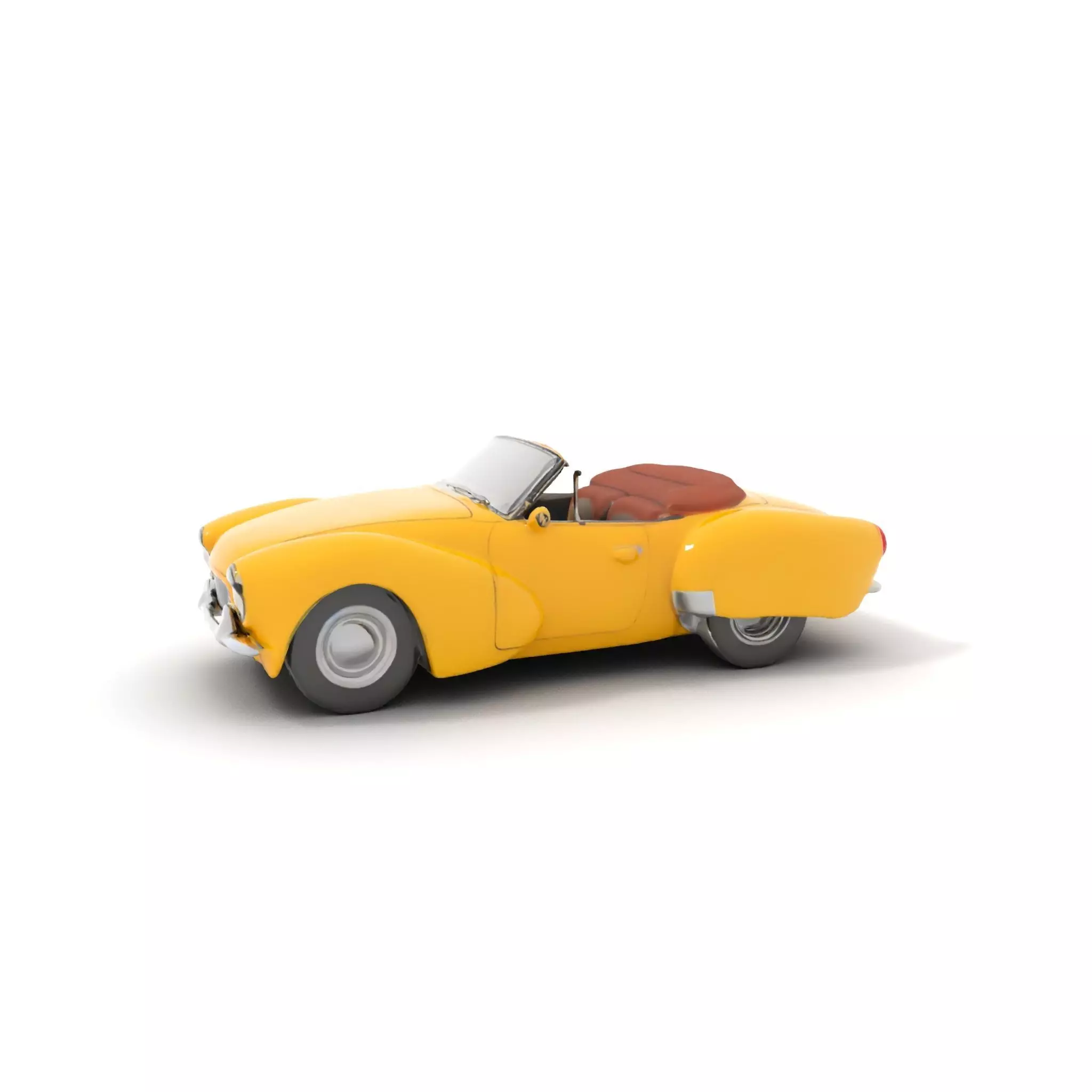 Sunny Convertible Classic model pack Low-poly 3D model_0