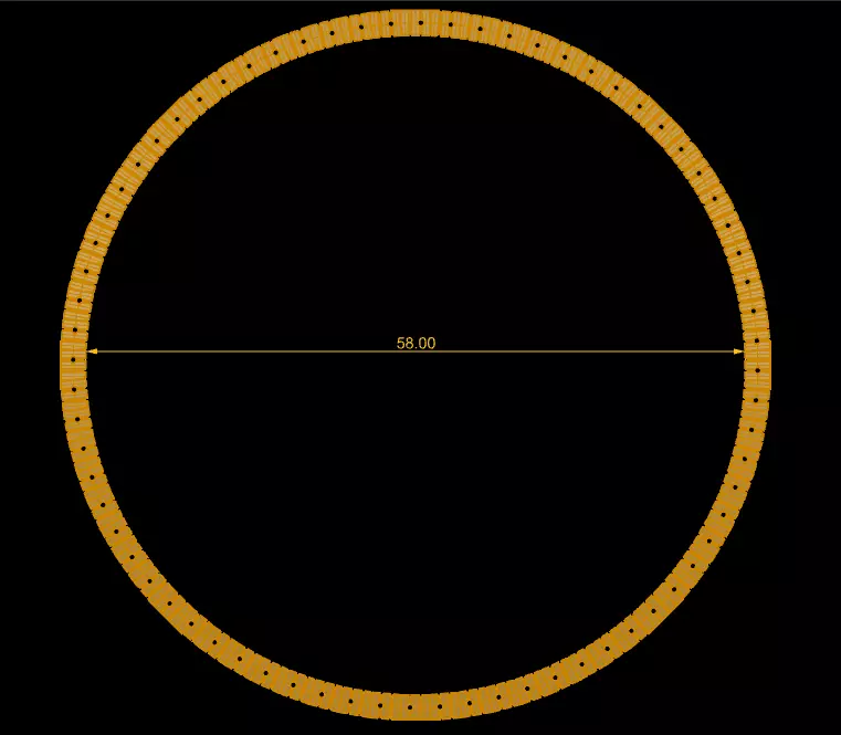 Love Flexible Bracelet 3D model 3D print model_1