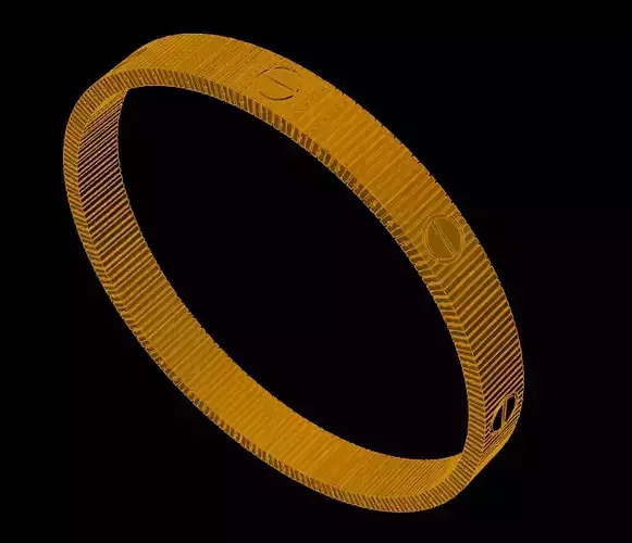 Love Flexible Bracelet 3D model