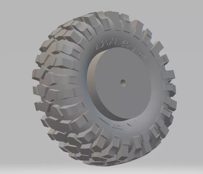 offroad wheel fix model 1 3D print model_1