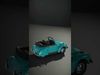 Turquoise Classic Convertible model pack Low-poly 3D model_2