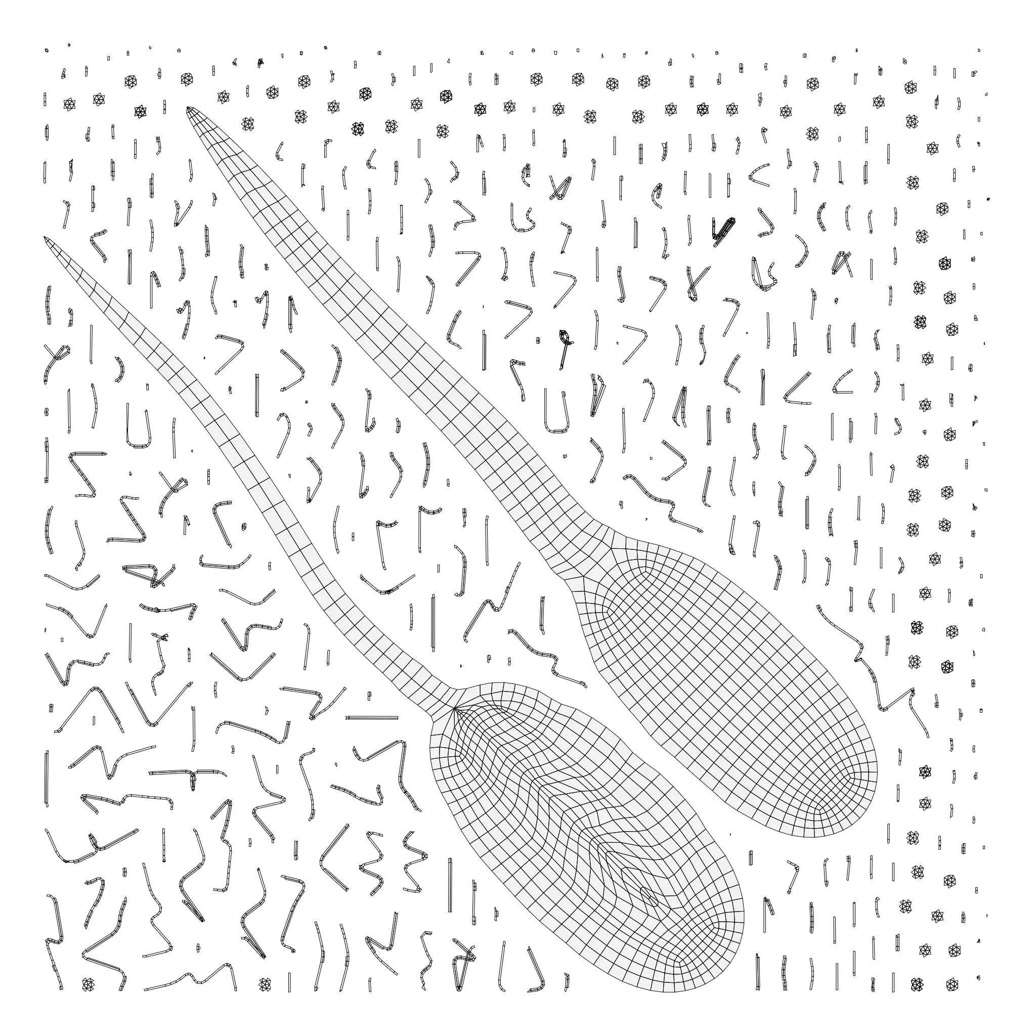 Animated microbes 1-5 Low-poly 3D model_18