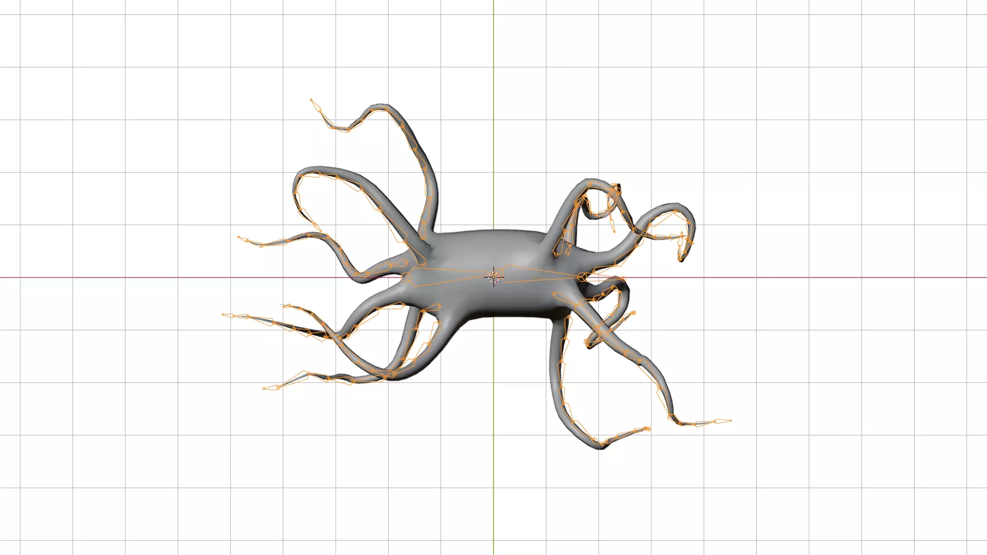 Animated microbes 1-5 Low-poly 3D model_15