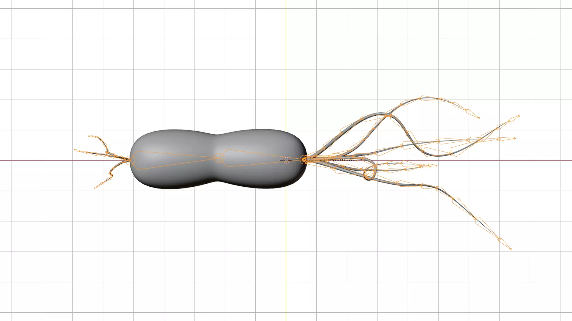 Animated microbes 1-5 Low-poly 3D model_12