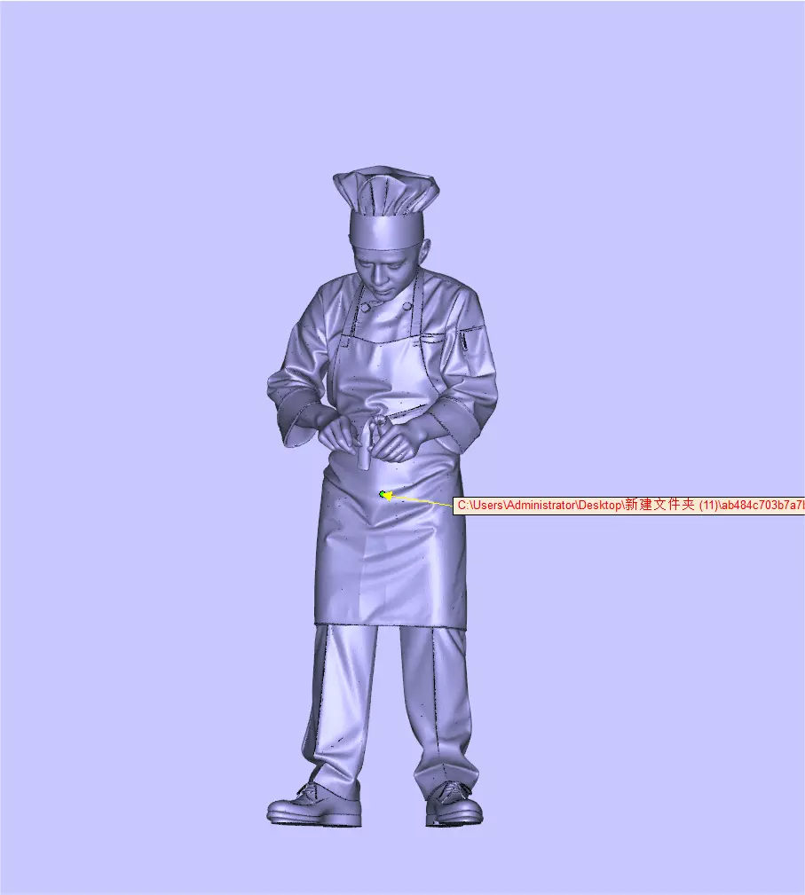 Chef making sushi Free 3D print model_0