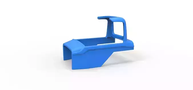 Shell of Vintage Supermodified stock car Version 2 Scale 1 to 25