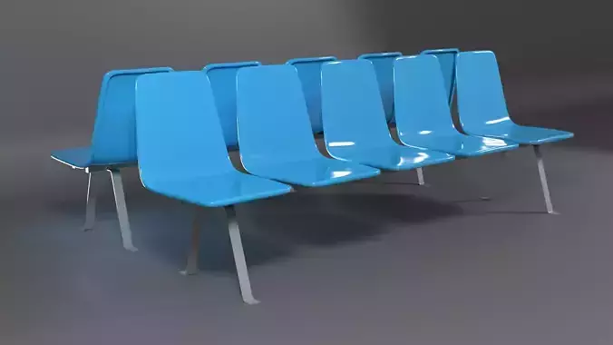 Station Platform Bench