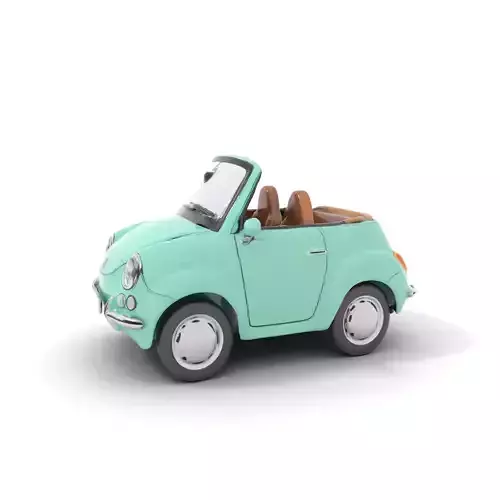 Mint Retro Convertible model pack