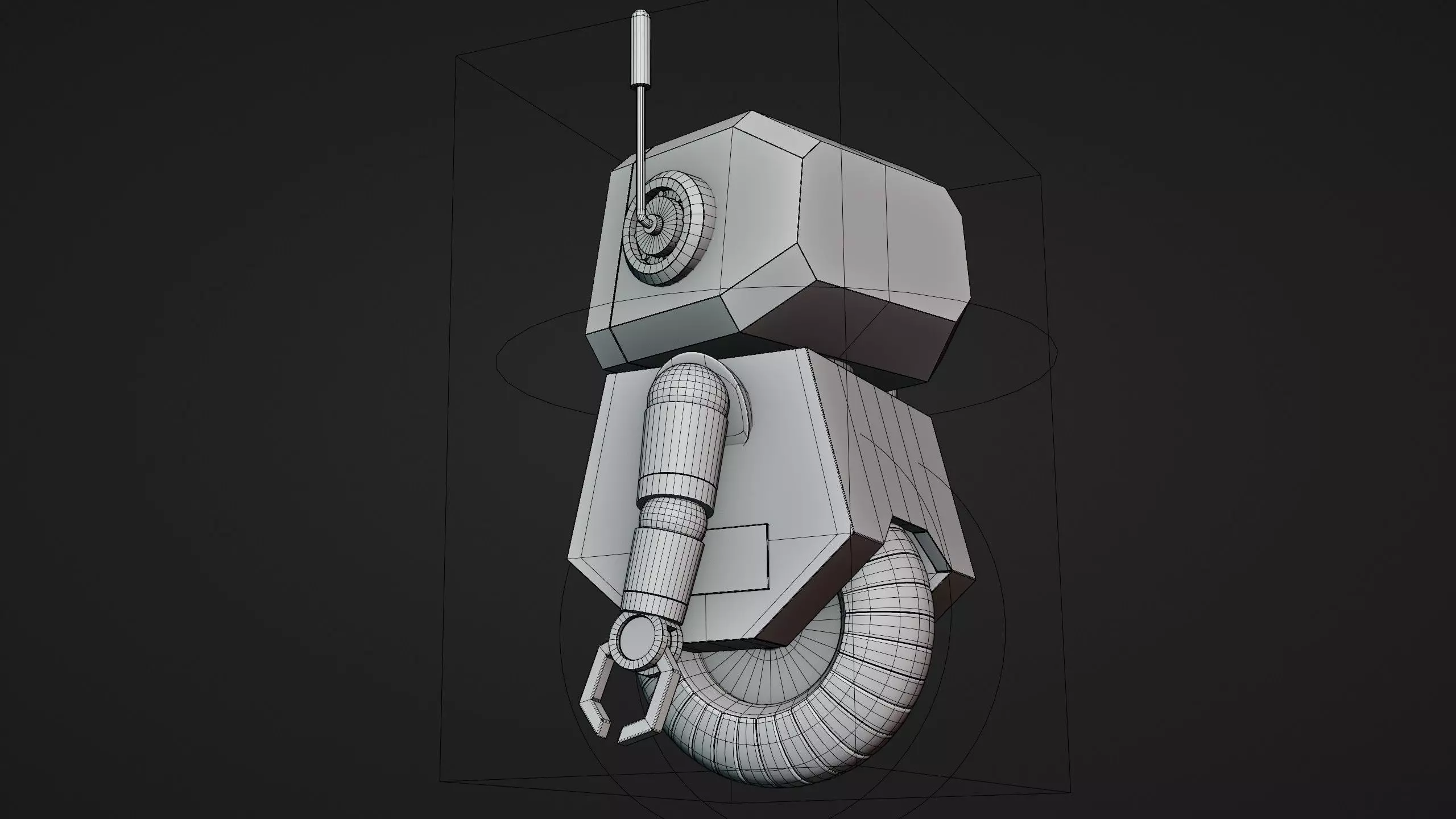 Cute Robot Character - Blender 3D model_30