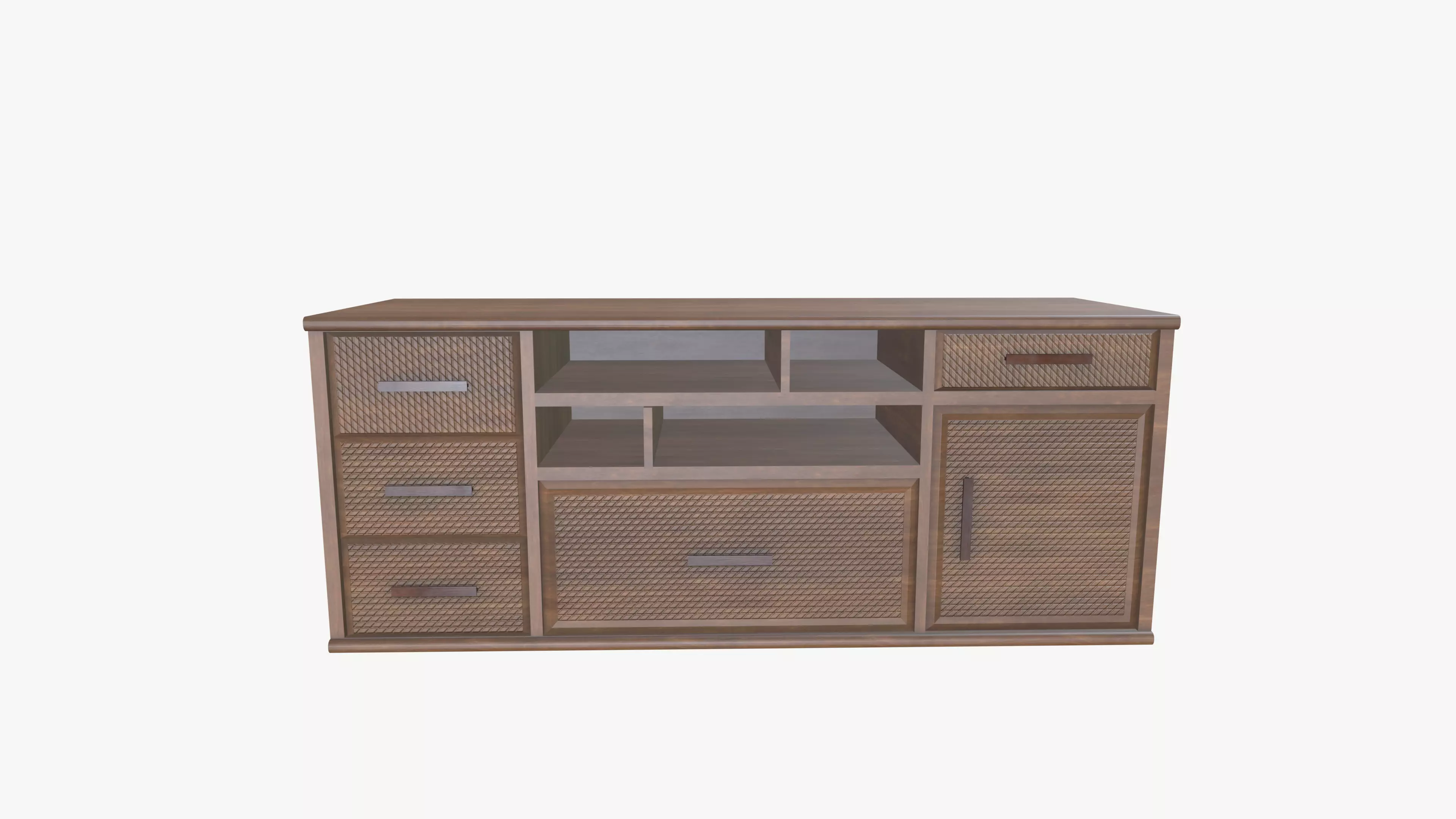 TV Cabinet 3D model_2