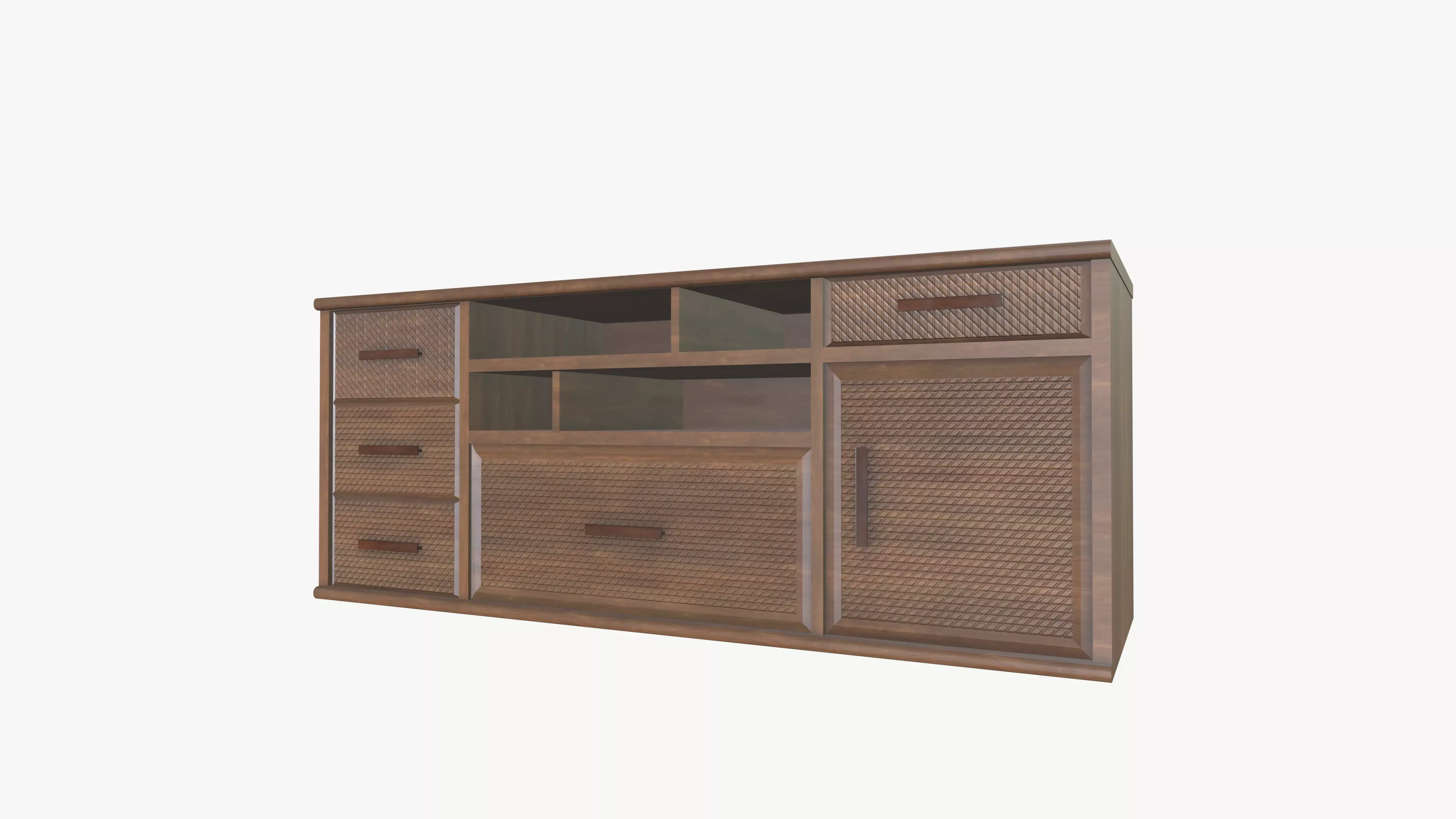 TV Cabinet 3D model_4