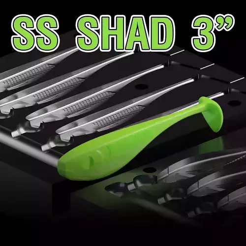 Mold SS Shad Step STL file Free 3D print