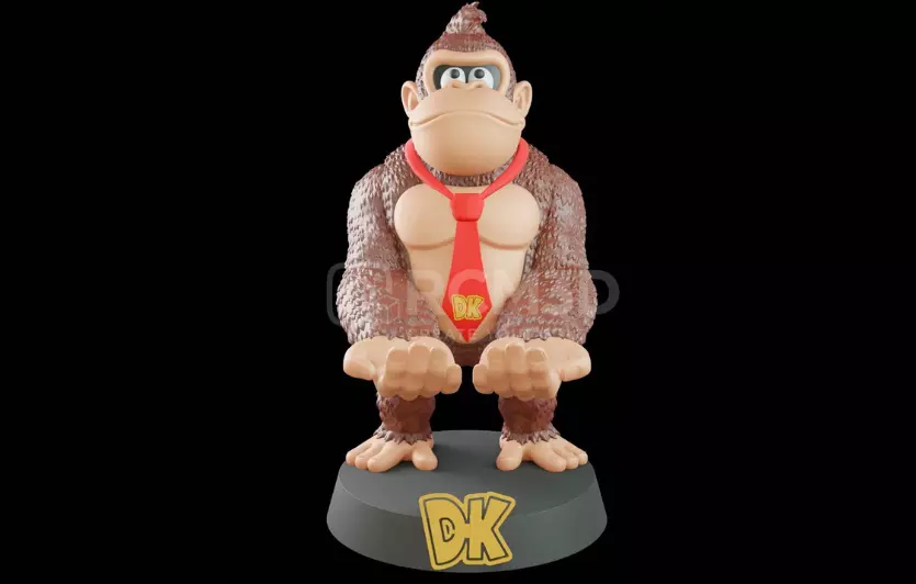 Donkey kong Bananza Multi part joystick holer 3D print model