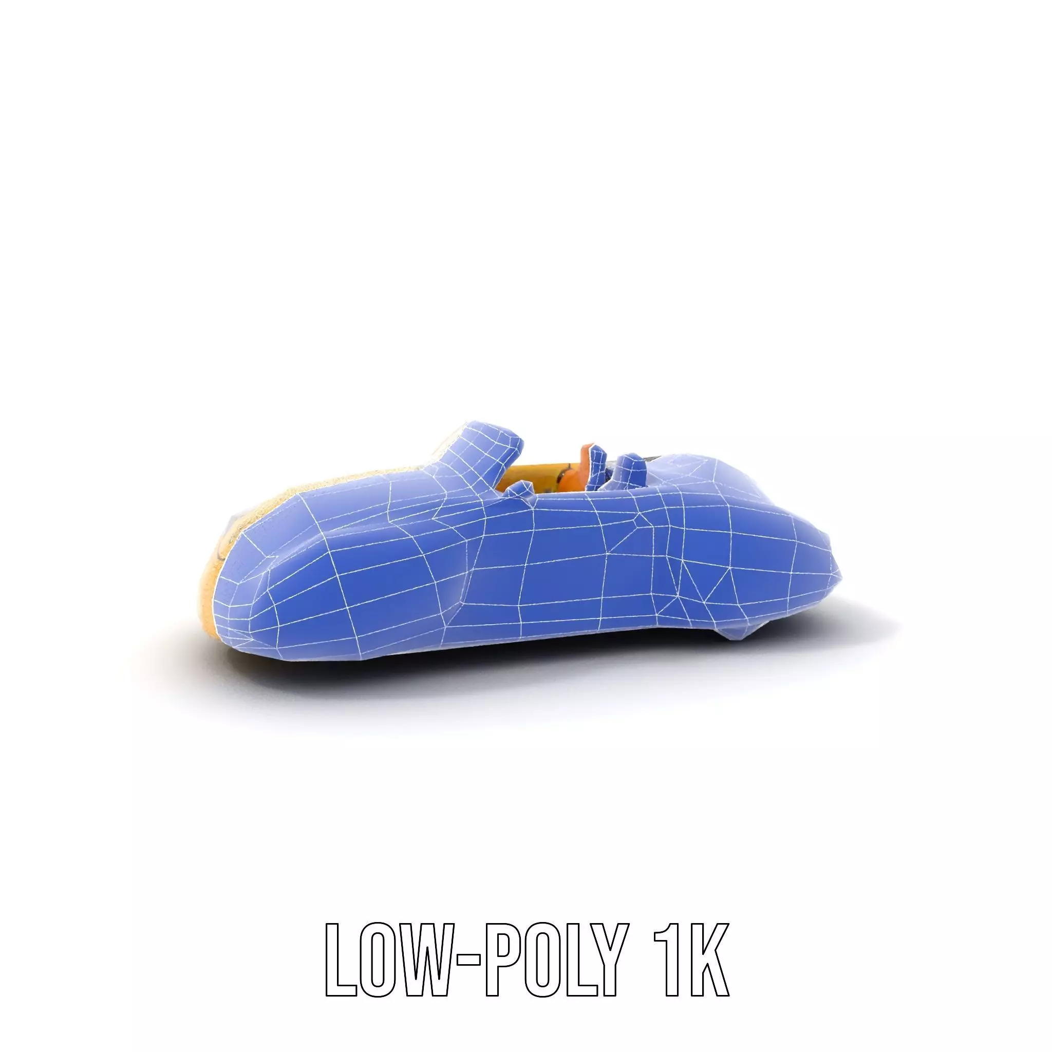 Sunny Retro Convertible model pack Low-poly 3D model_19