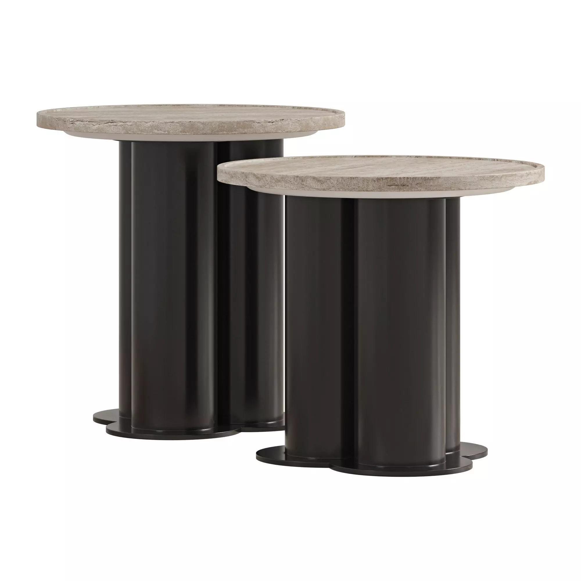 Trio Coffee Table 3D model_8