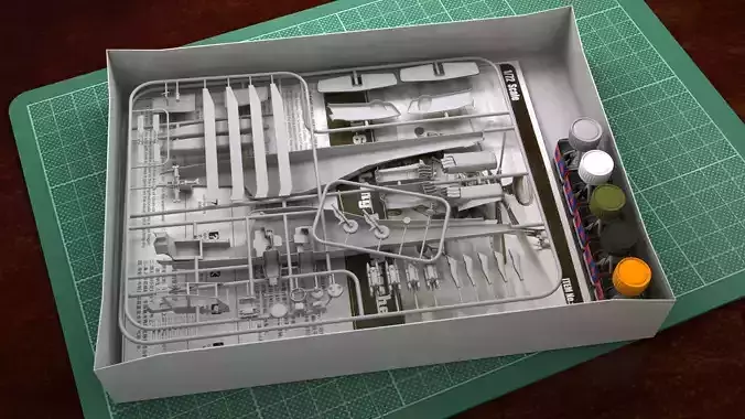 hobby plastic Model kit helicopter