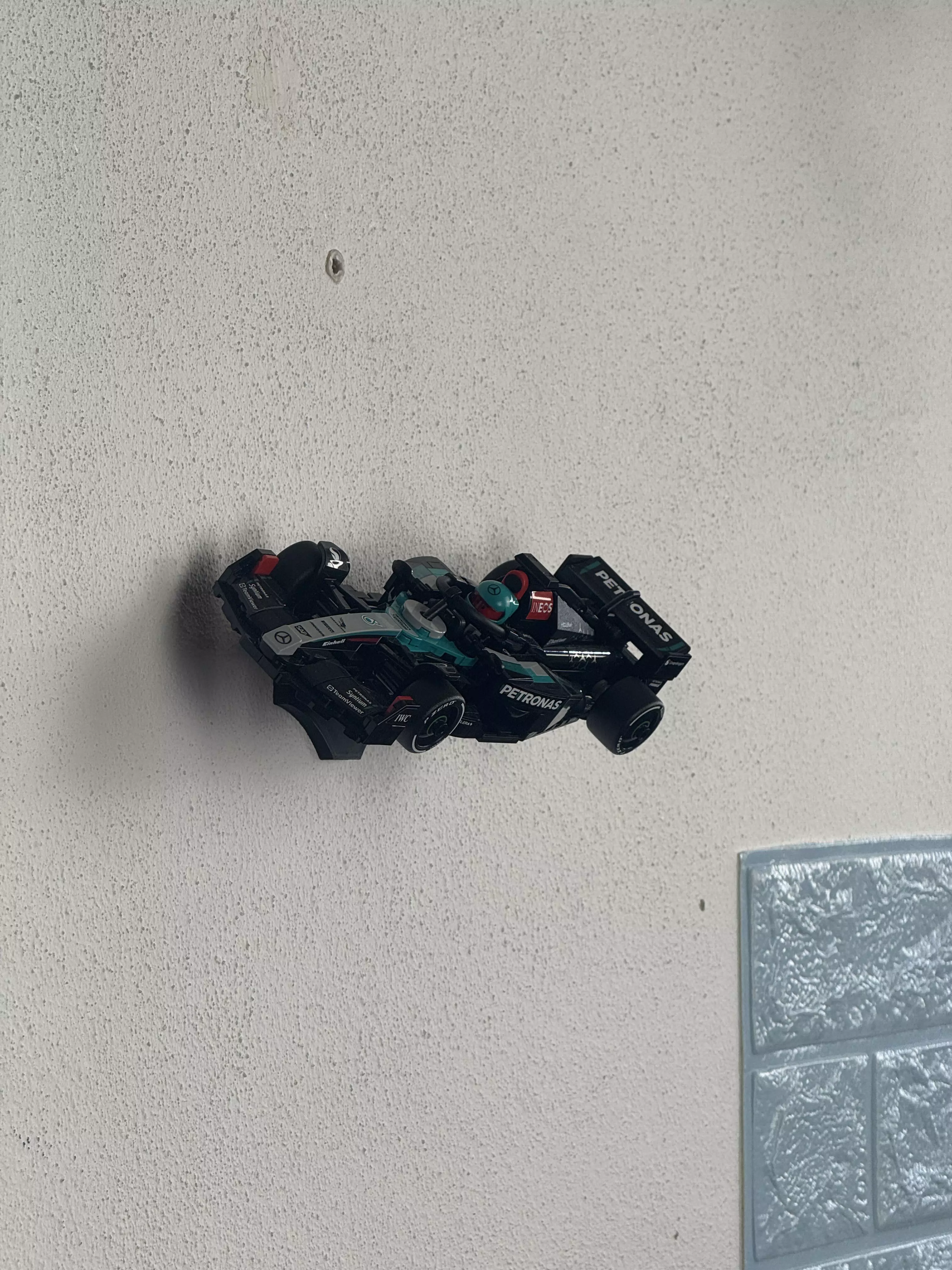 LEGO Formula 1 Wall Mount Speed Champions Compatible F1 3D print model_0