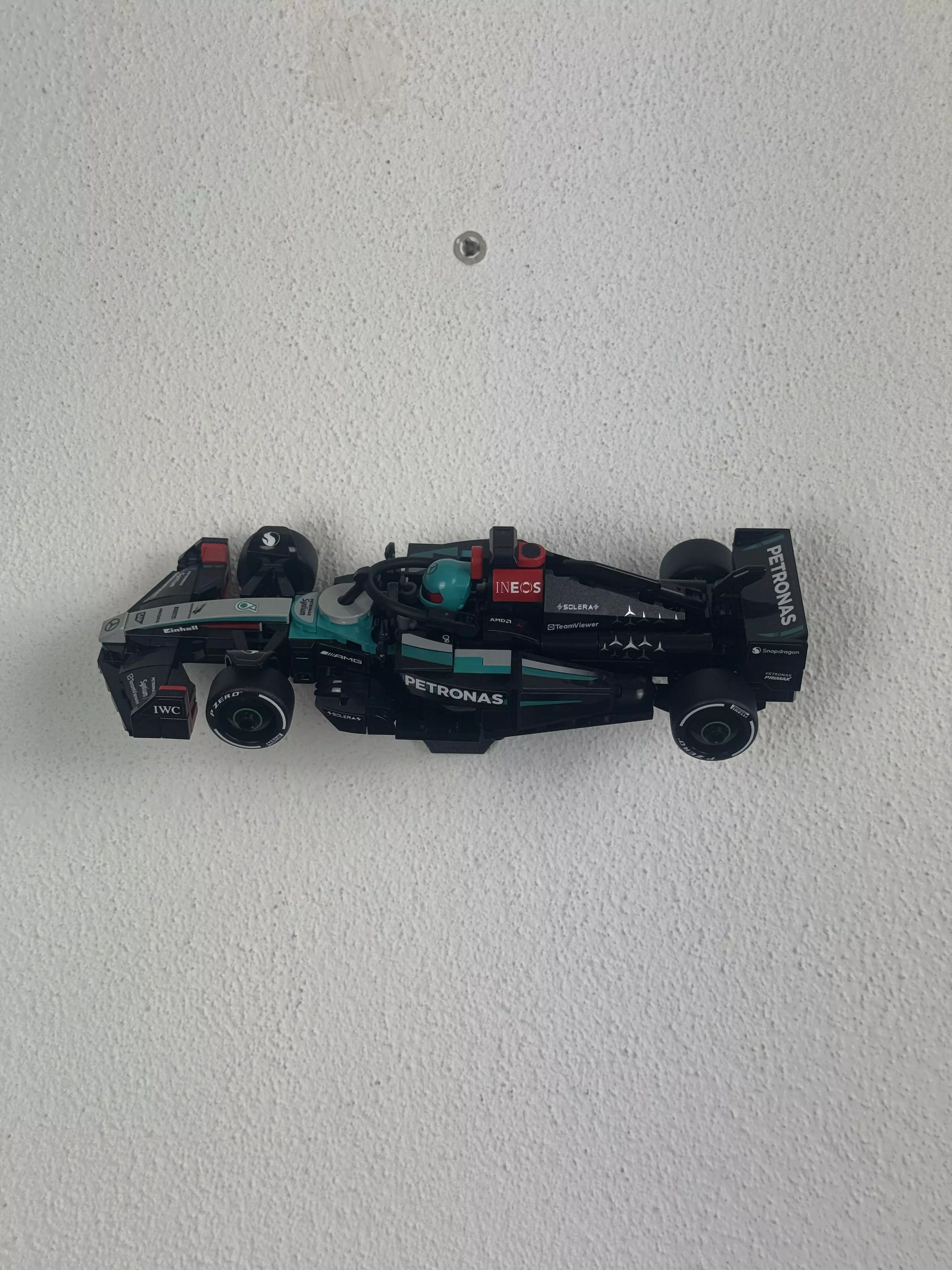 LEGO Formula 1 Wall Mount Speed Champions Compatible F1 3D print model_2