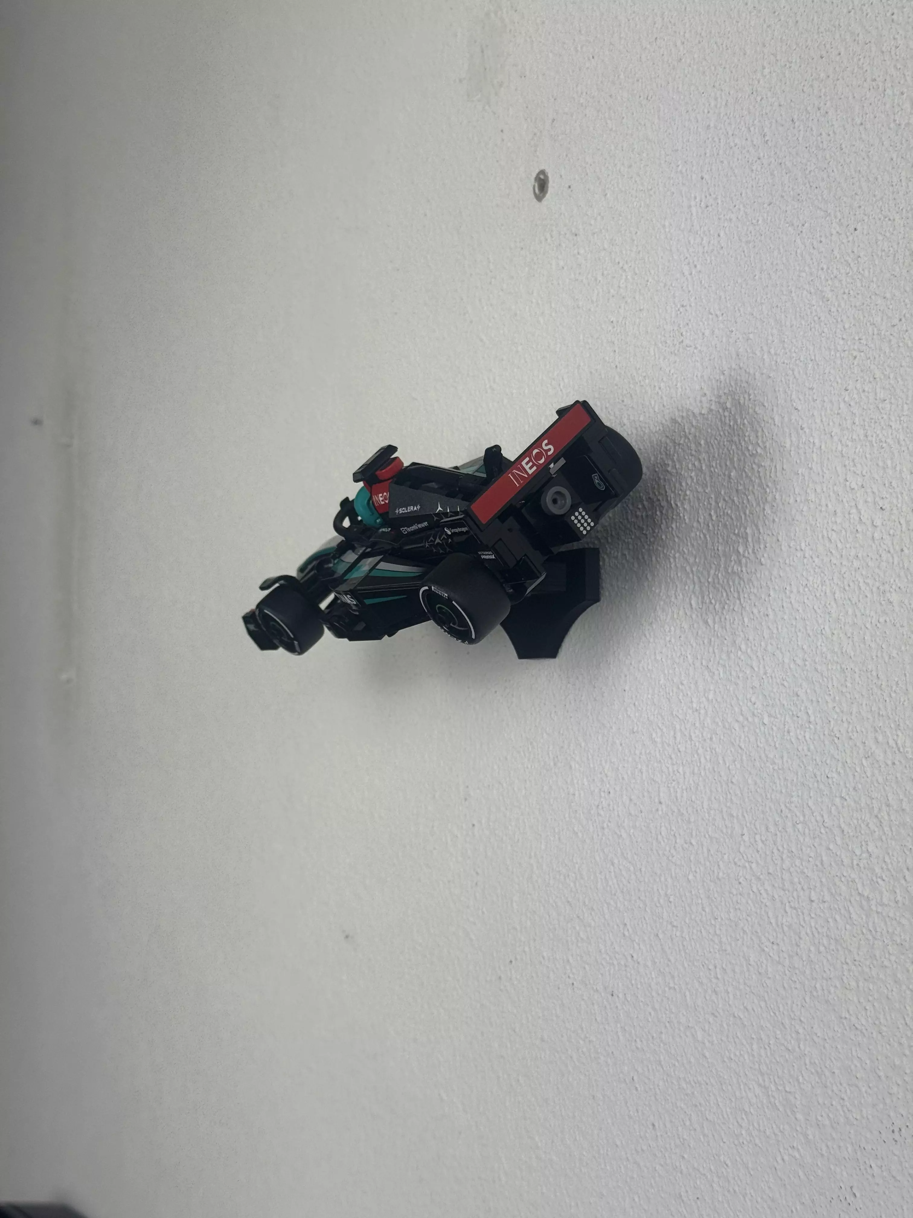 LEGO Formula 1 Wall Mount Speed Champions Compatible F1 3D print model_3