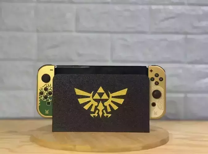 Triforce Nintendo Switch Oled Dock Cover The Legend Of Zelda