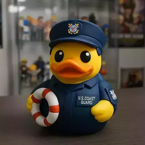 Rubber Duck - United States Coast Guard  - 3D print