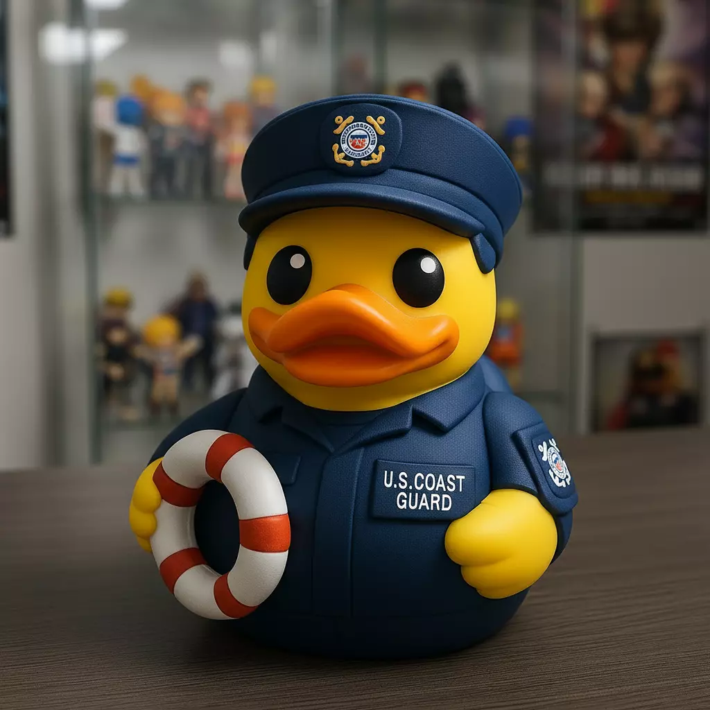 Rubber Duck - United States Coast Guard - 3D print 3D print model