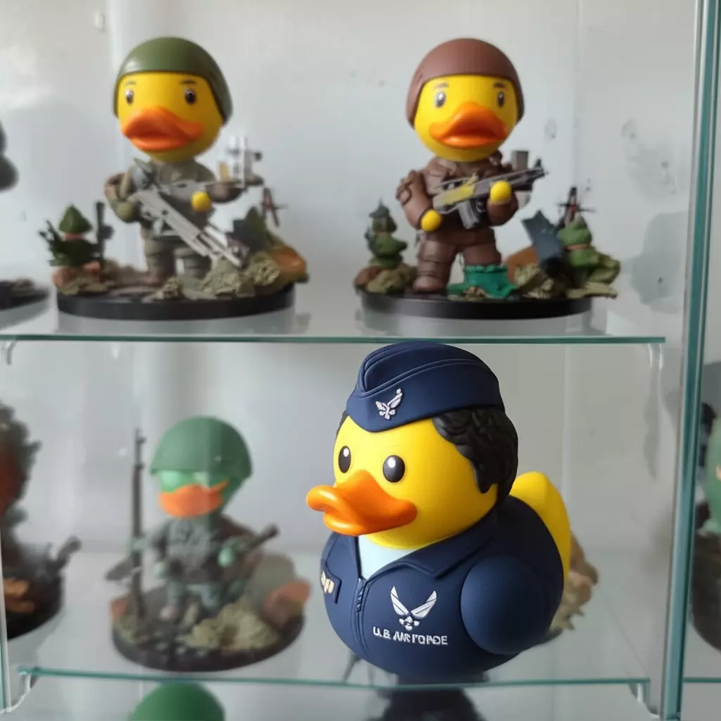 Rubber Duck - United States Air Force statue - 3D print 3D print model_1
