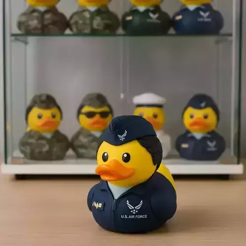 Rubber Duck - United States Air Force statue - 3D print 3D print model Rubber Duck - United States Air Force statue - 3D print 3D print model