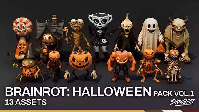 Italian Brainrot Halloween Pack VOL1